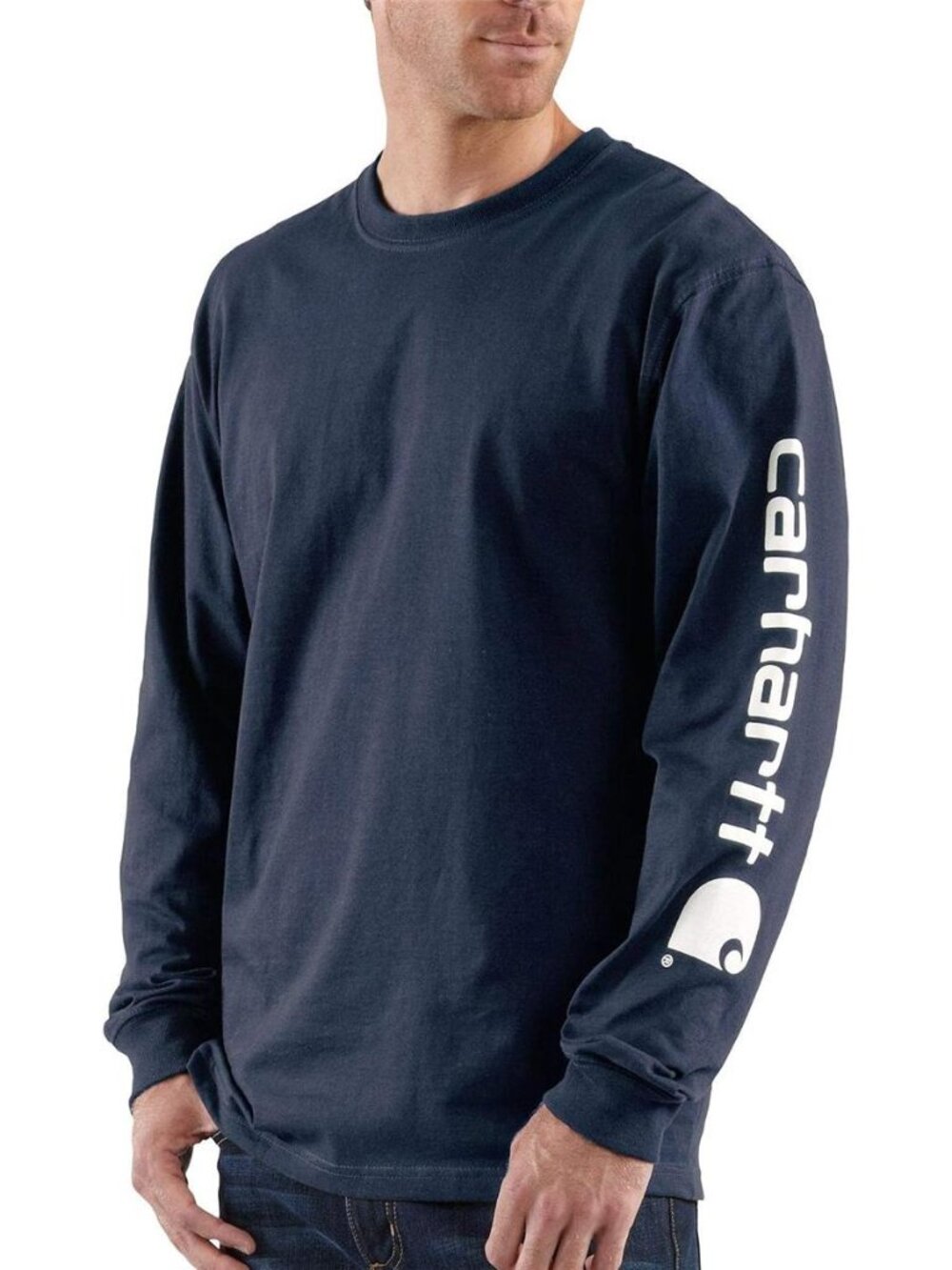 Carhartt Men's Dearborn Loose LS Logo T-Shirt